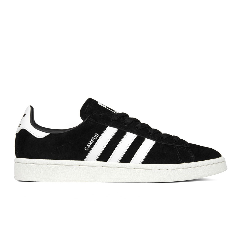 Black and white adidas campus clearance