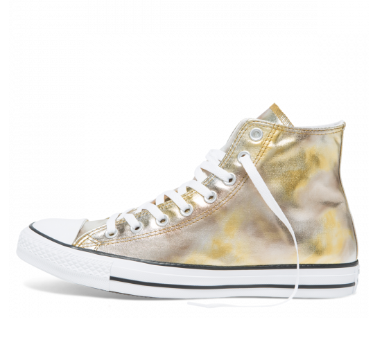 לצפייה במוצר CTAS WASHED METALLIC CANVAS HI - GOLD