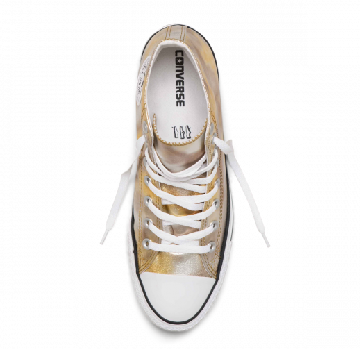 לצפייה במוצר CTAS WASHED METALLIC CANVAS HI - GOLD