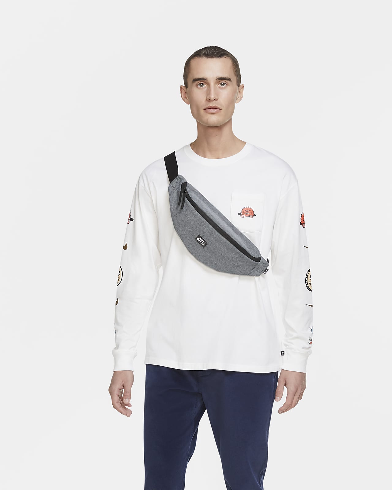 Nike grey bum bag Clearance