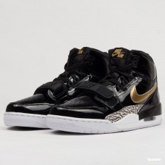 לצפייה במוצר   Air Jordan Legacy black / metallic gold - white‏