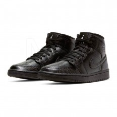 לצפייה במוצר Air Jordan 1 Mid Black Snake skin