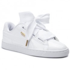 לצפייה במוצר PUMA BASKET HEART ALL WHITE