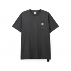 לצפייה במוצר חולצת Carhartt T-Shirt שחורה עם כיס קידמי
