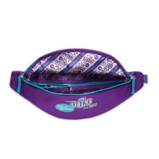 לצפייה במוצר פאוץ' Nike בצבע סגול / טורקיז עם הדפס לוגו פנימי | תיק מותן רטרו