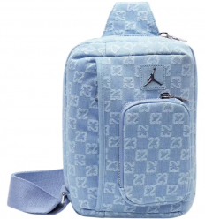 לצפייה במוצר תיק צד Jordan Sling Bag ג'ינס תכלת