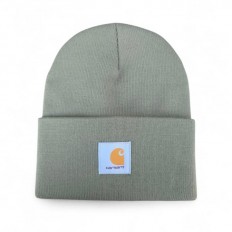 לצפייה במוצר כובע גרב Carhartt A18 אייקוני בגוון ירוק-מרווה/אפור-ירקרק (Sage / Dusty Green).