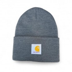 לצפייה במוצר כובע צמר Carhartt בצבע אפור (Heather Grey)