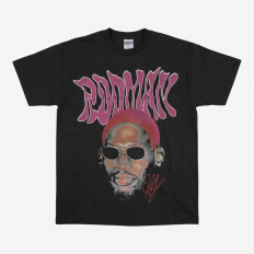 לצפייה במוצר חולצת Dennis Rodman – טי-שירט Rodman בעיצוב Vintage שחור