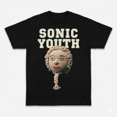 לצפייה במוצר Sonic Youth – טי-שירט סוניק יות' שחורה