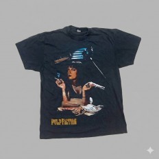 לצפייה במוצר חולצת וינטג' פולפ פיקשן (Pulp Fiction) אומה תורמן - שנות ה-90
