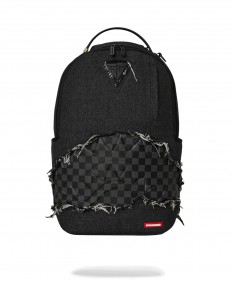 לצפייה במוצר SPRAYGROUND BLACK DENIM TEAR SHARK BACKPACK