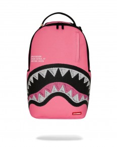 לצפייה במוצר SPRAYGROUND SHARK CENTRAL PINK EMBROIDERED LOGO BAG