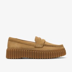 לצפייה במוצר  Clarks Torhill Penny Warm Sand Suede